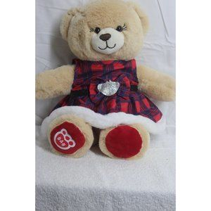 Build A Bear Workshop Teddy Girl With A Party Dress Plush Set